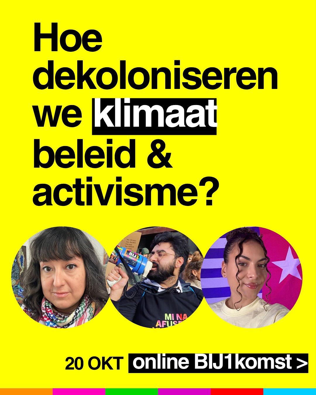 Hoe dekoloniseren we klimaatbeleid en activisme?
20 oktober online bijeenkomst