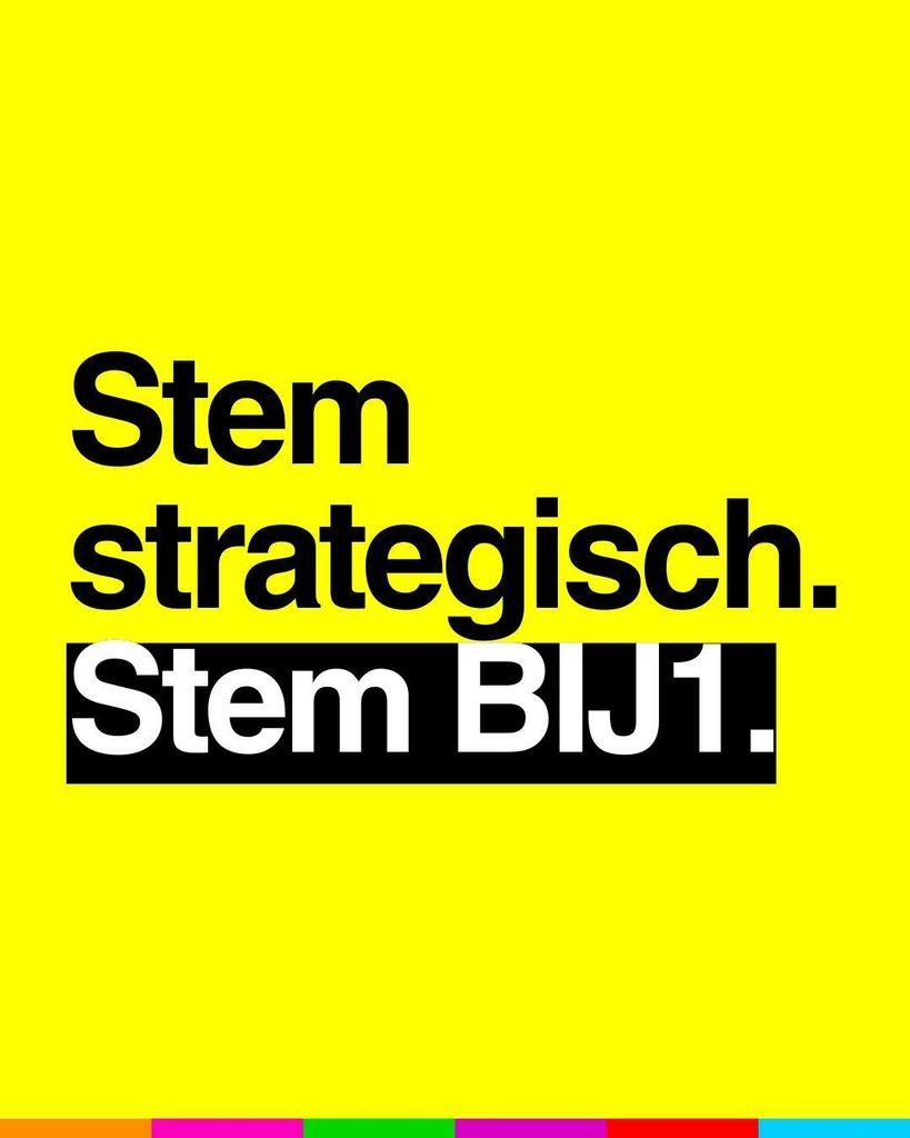 Stem
strategisch.
Stem BIJ1.